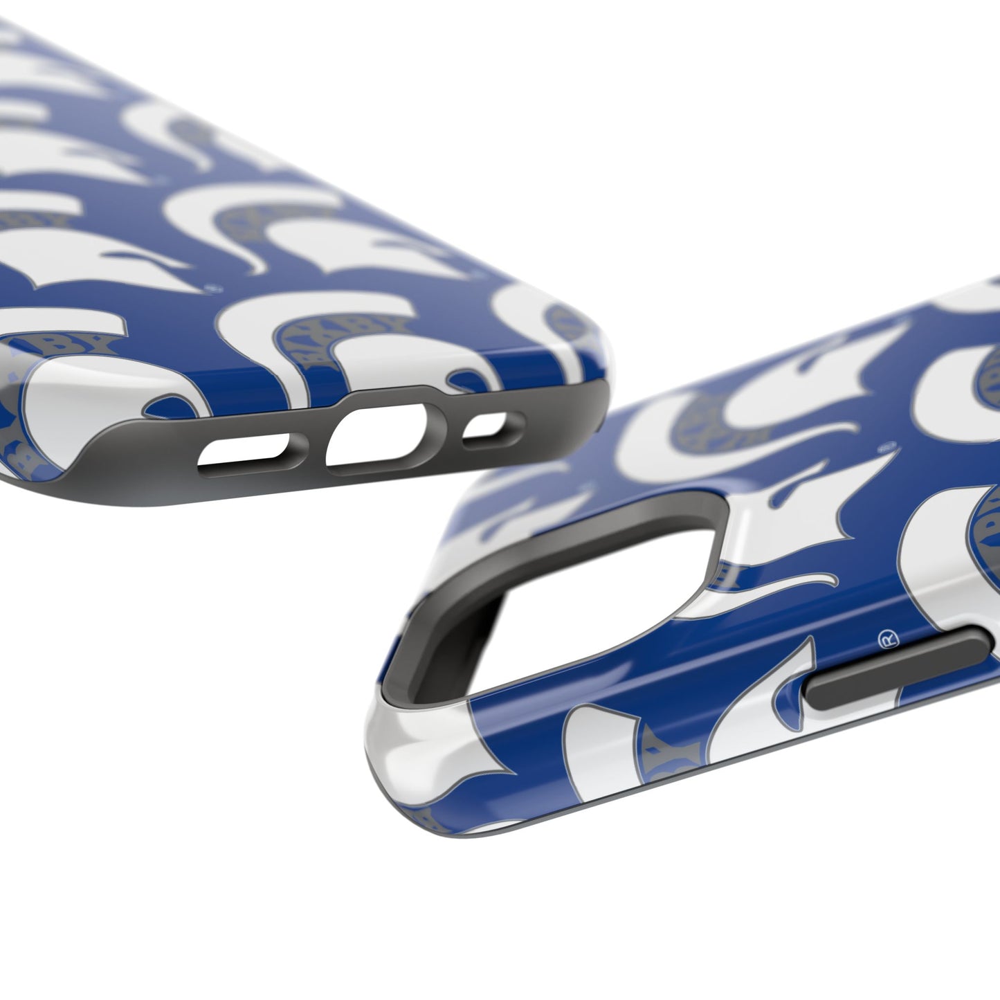 Bixby Spartan White Logo Impact Resistant iPhone Case