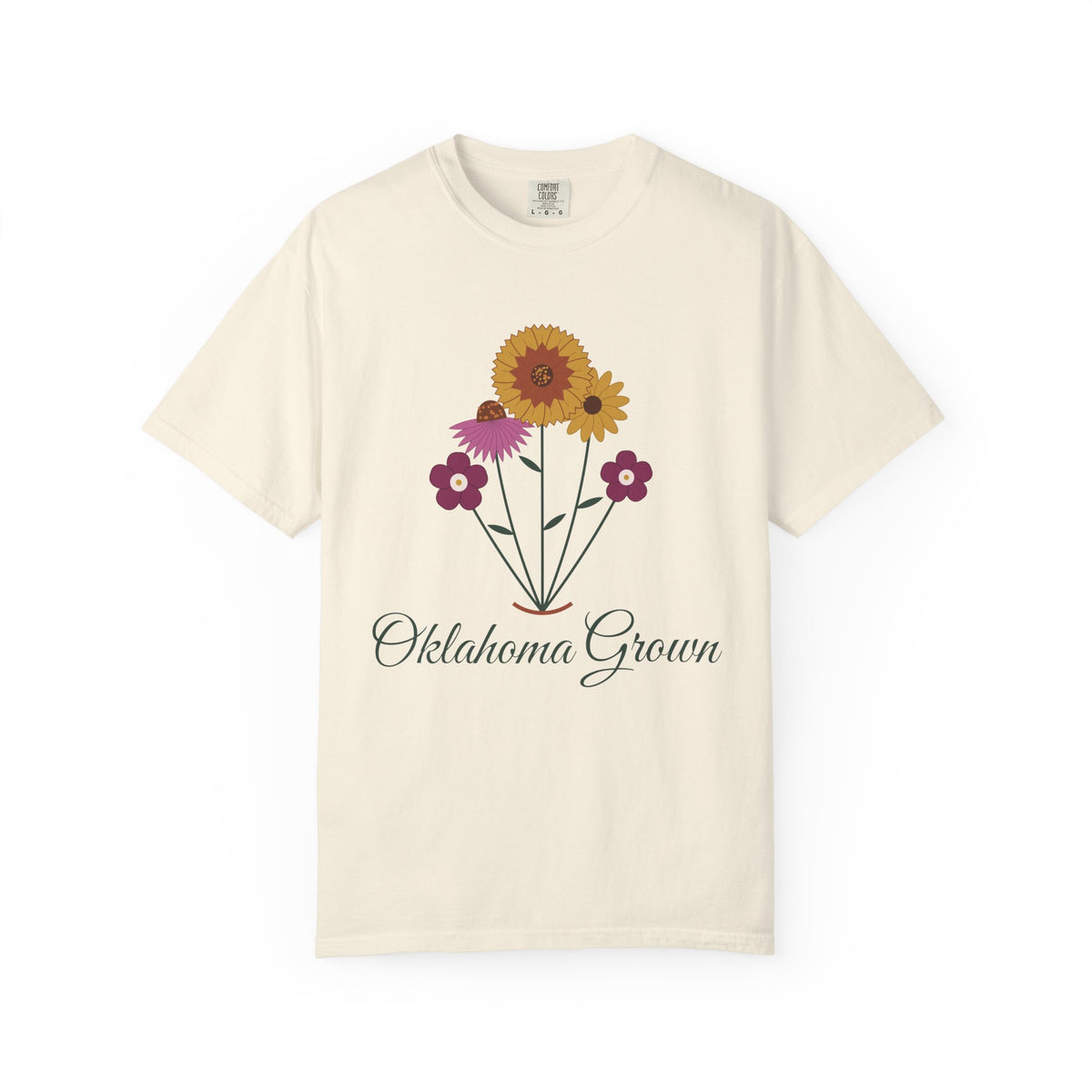Oklahoma Grown Wildflower Tee | Comfort Colors
