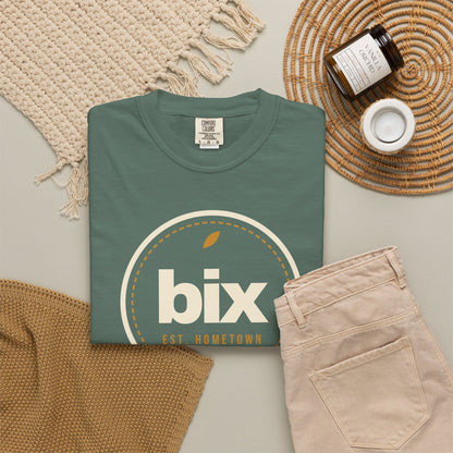 bix Stamp Bixby, Oklahoma Comfort Colors Tee