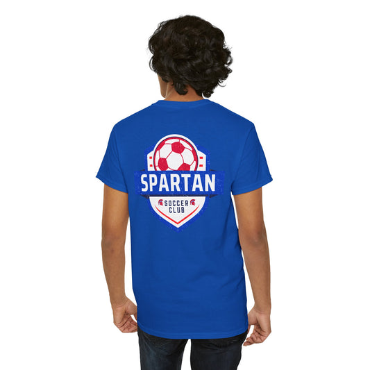 Spartan Soccer Club Distressed Crest Gildan Tee