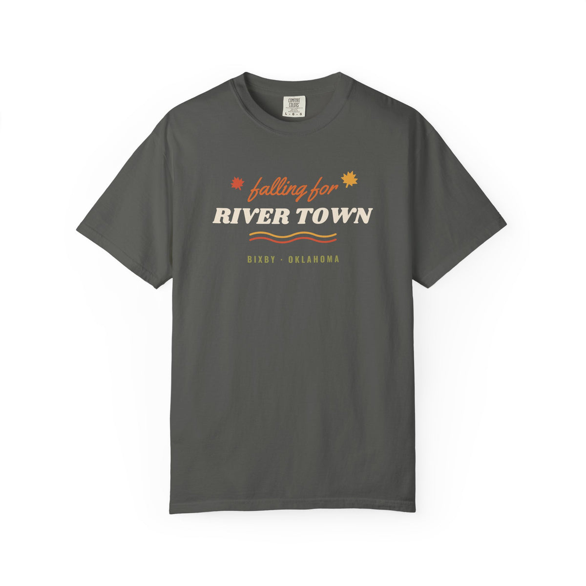 Falling for River Town Comfort Colors Tee