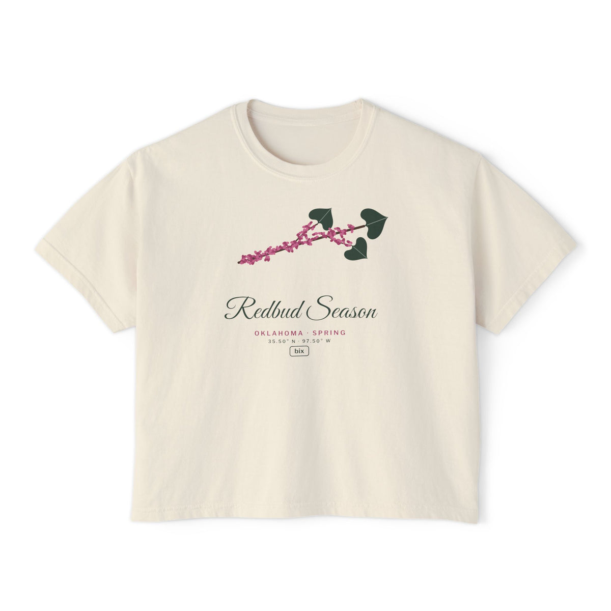 Redbud Season Oklahoma Boxy Comfort Colors Tee