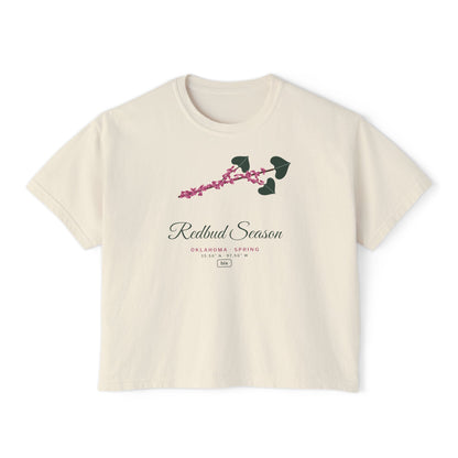 Redbud Season Oklahoma Boxy Comfort Colors Tee