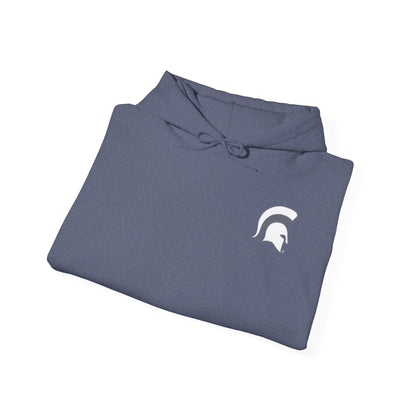 Bixby Spartans OK White Spartan Logo Hoodie