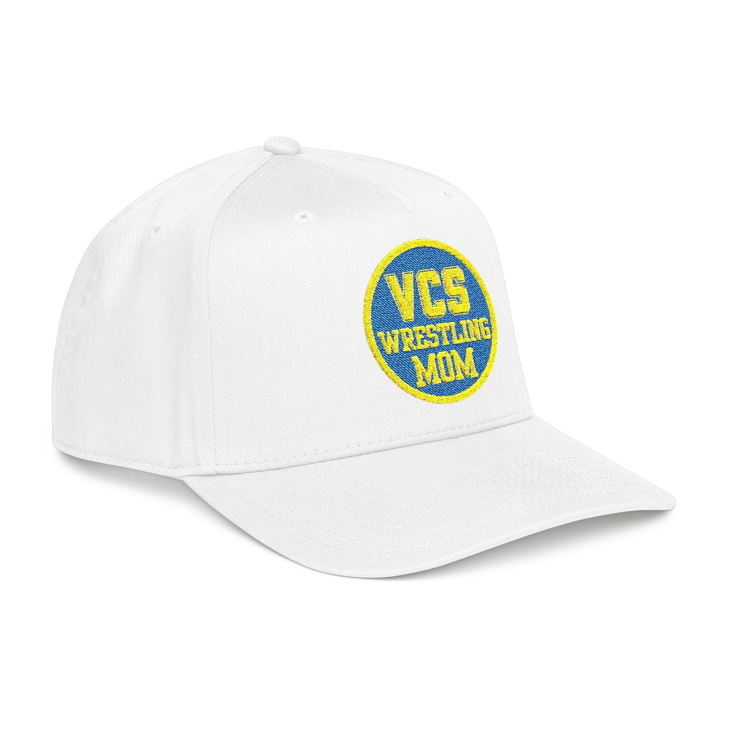 Wrestling Mom Baseball Cap – "VCS Wrestling Mom" Embroidered Mid-Profile Hat