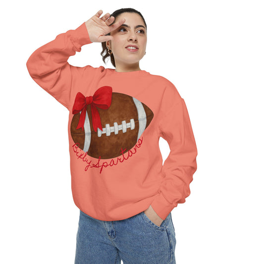 Bixby Spartans Cheer & Football Comfort Colors Sweatshirt