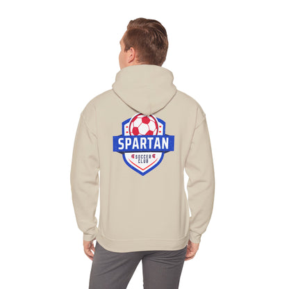 Spartan Soccer Club Distressed Crest Gildan Hoodie