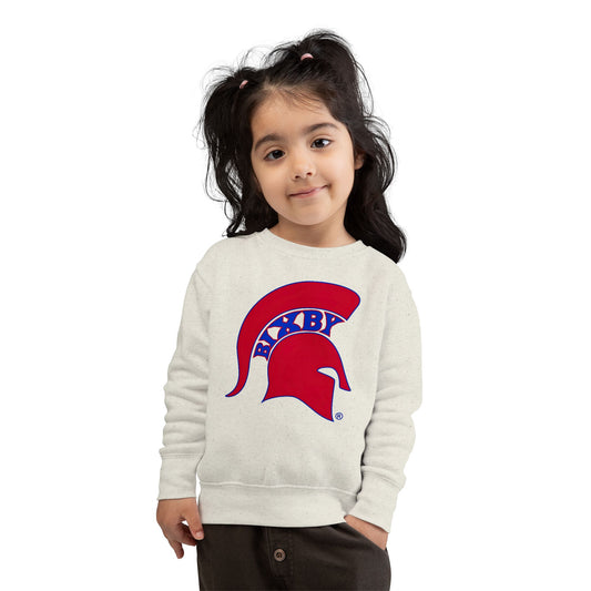 Bixby Spartan Red Logo Toddler Rabbit Skins Sweatshirt