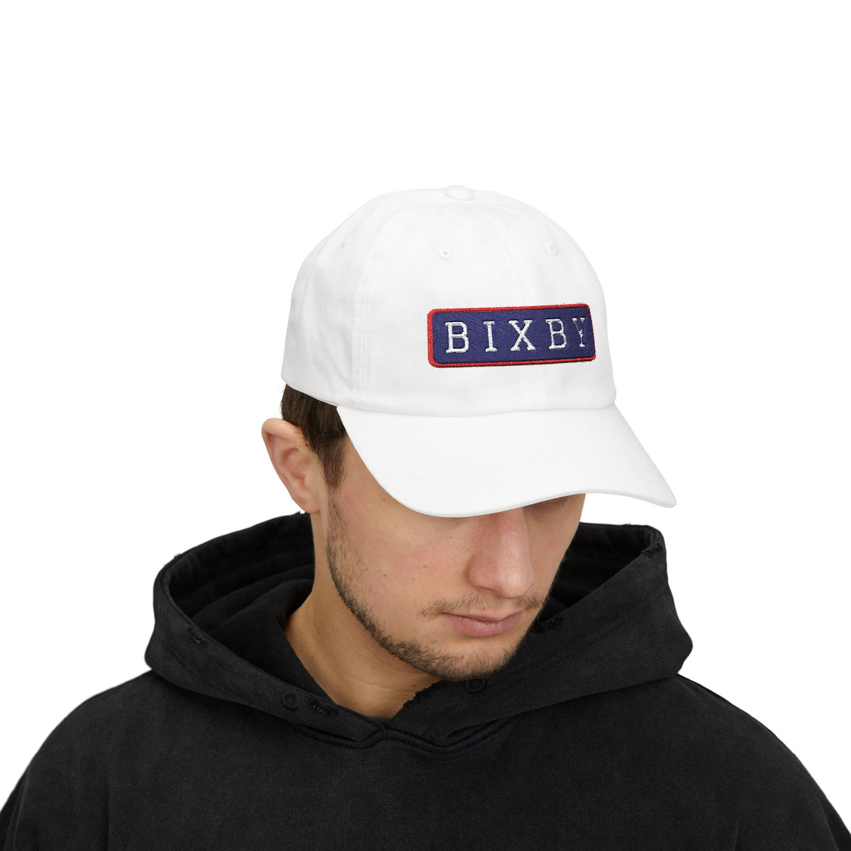 Bixby Spartans Embroidered Dad Hat, BIXBY Bar
