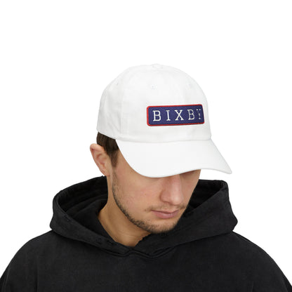 Bixby Spartans Embroidered Dad Hat, BIXBY Bar