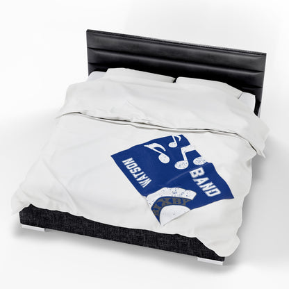 Pride of Bixby Band Velveteen Plush Blanket