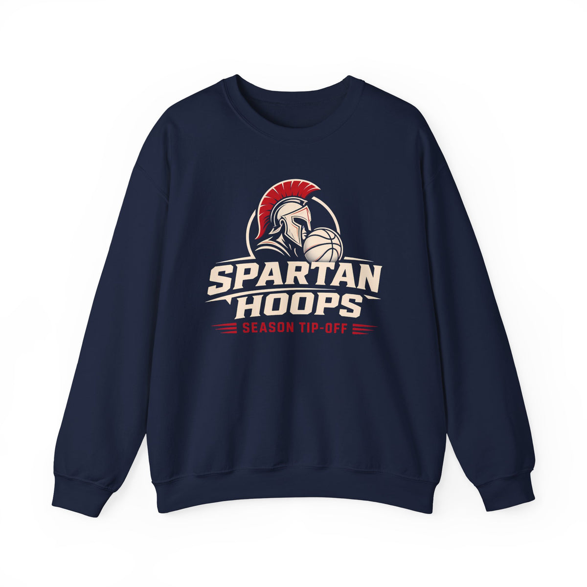 Bixby Spartans Hoops - Season Tip-Off Basketball Pullover Sweatshirt