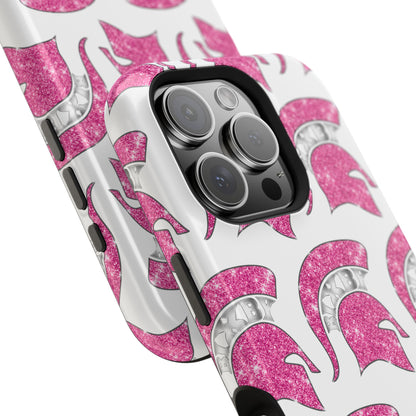 Bixby Spartan Pink Bling Logo Impact Resistant iPhone Case