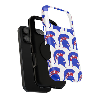 Bixby Spartan Blue Logo Impact Resistant iPhone Case