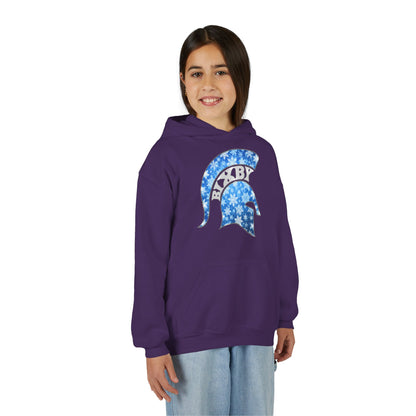 Bixby Spartan Winterfrost Youth Gildan Hoodie