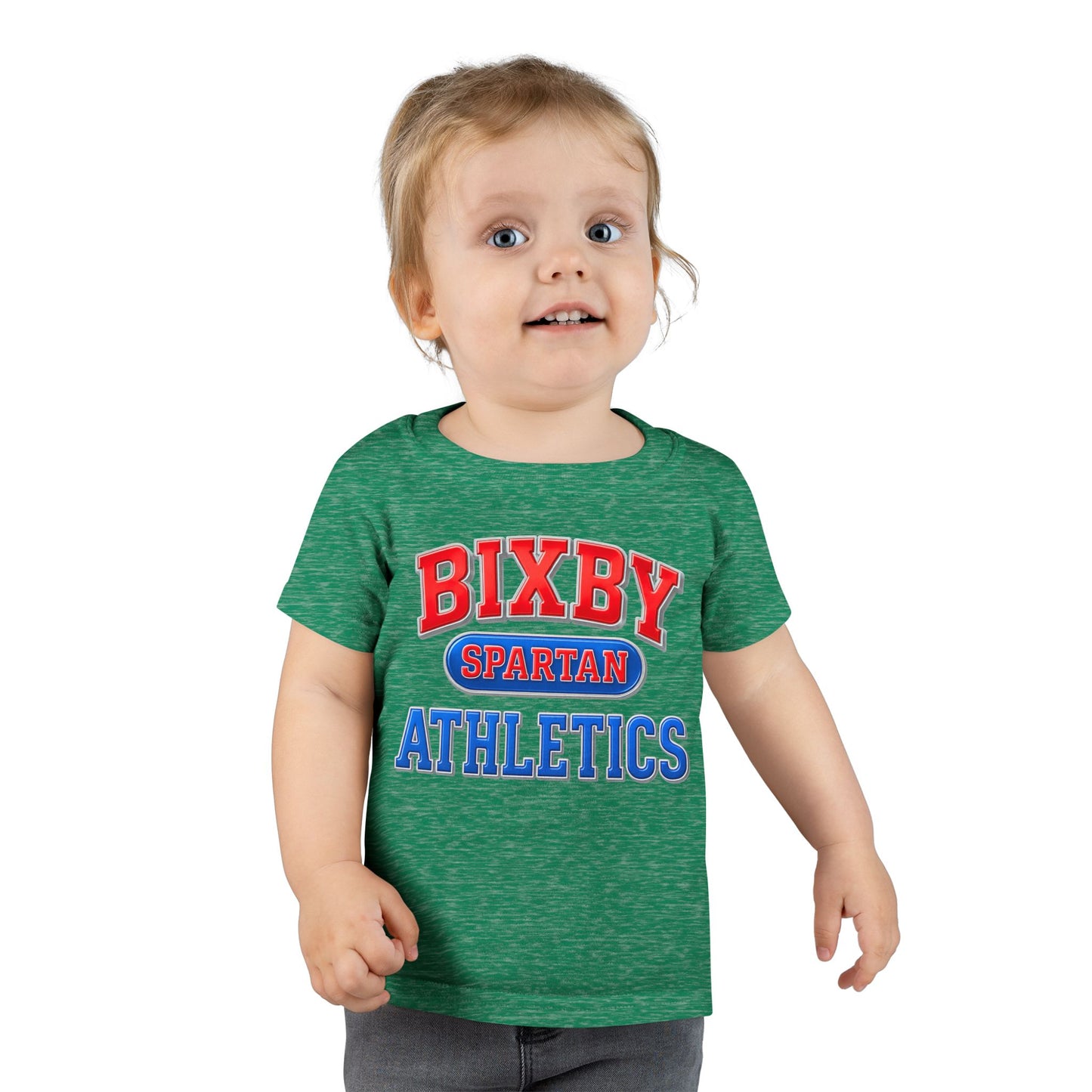 Bixby Spartan Athletics Metallic Toddler Tee