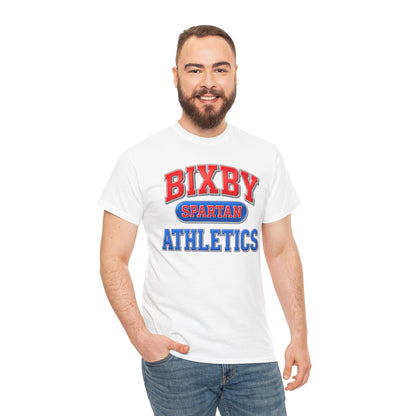 Bixby Spartan Athletics Metallic Gildan Tee