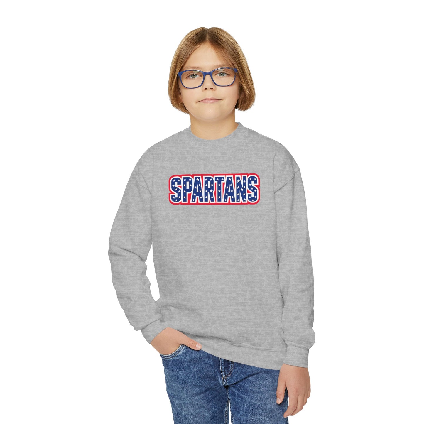 Spartan Patriotic Youth Gildan Sweatshirt