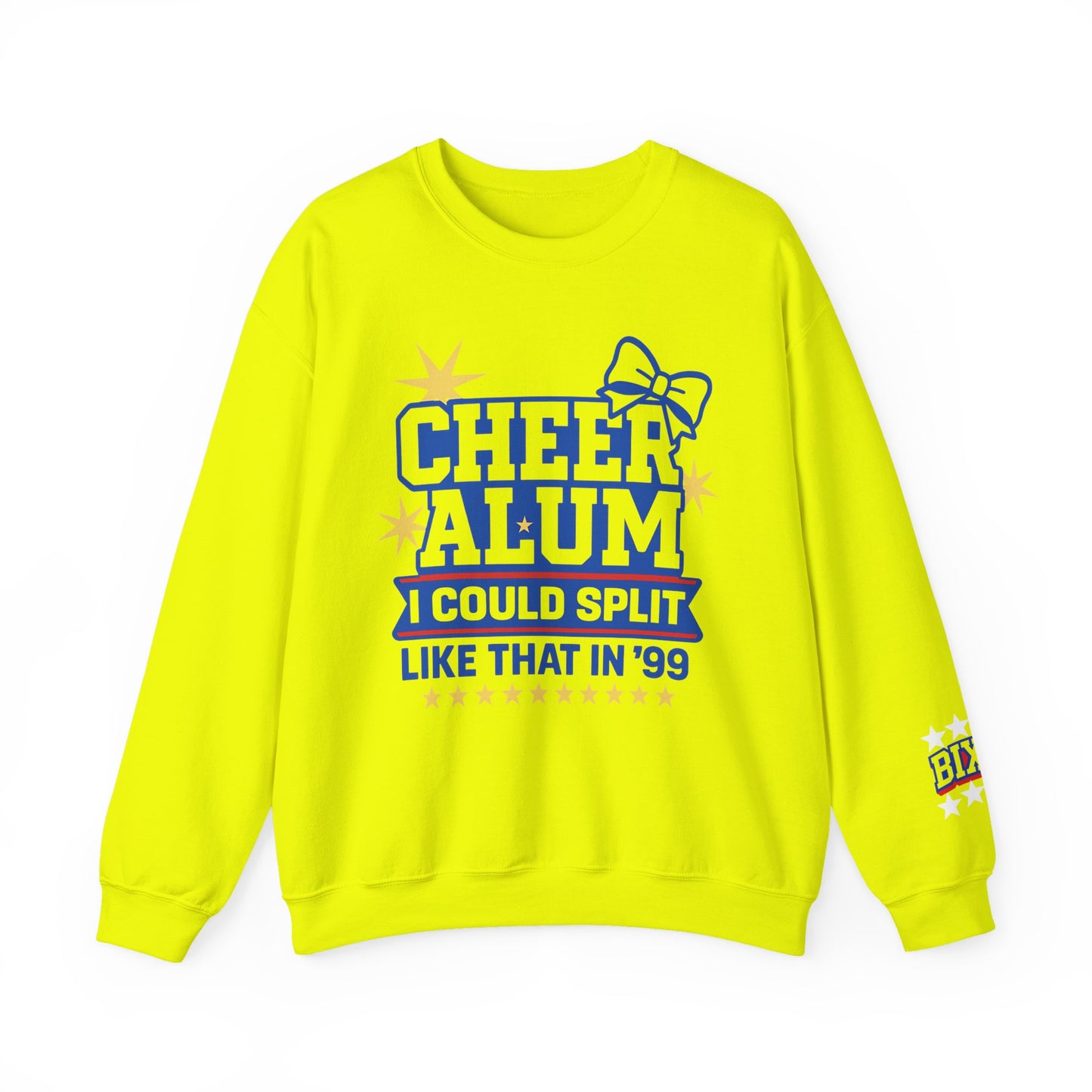 Cheer Alumni With Sleeve Print Gildan Sweatshirt