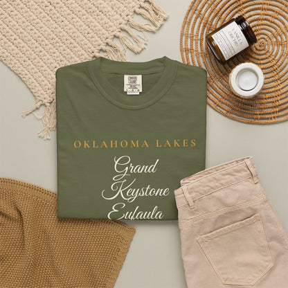 Oklahoma Lakes Tee | Comfort Colors