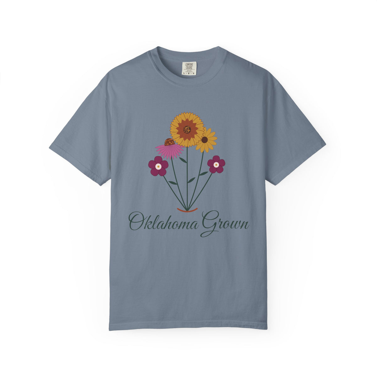 Oklahoma Grown Wildflower Tee | Comfort Colors