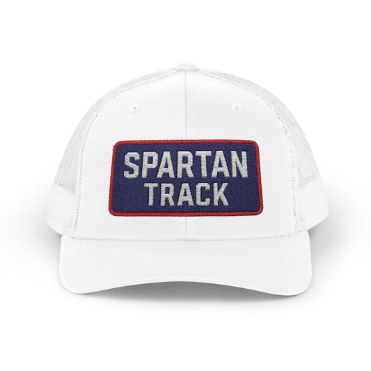 Spartan Track Embroidered Trucker Hat