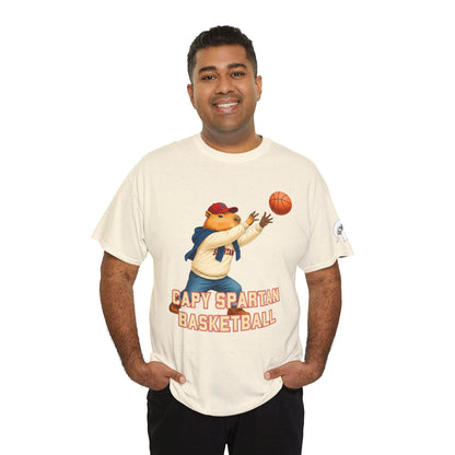 Capy Spartan Basketball Gildan Tee