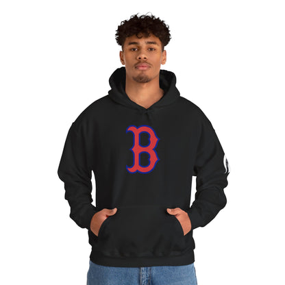 Bixby Spartans 'B' Logo With Sleeve Spartan Hoodie
