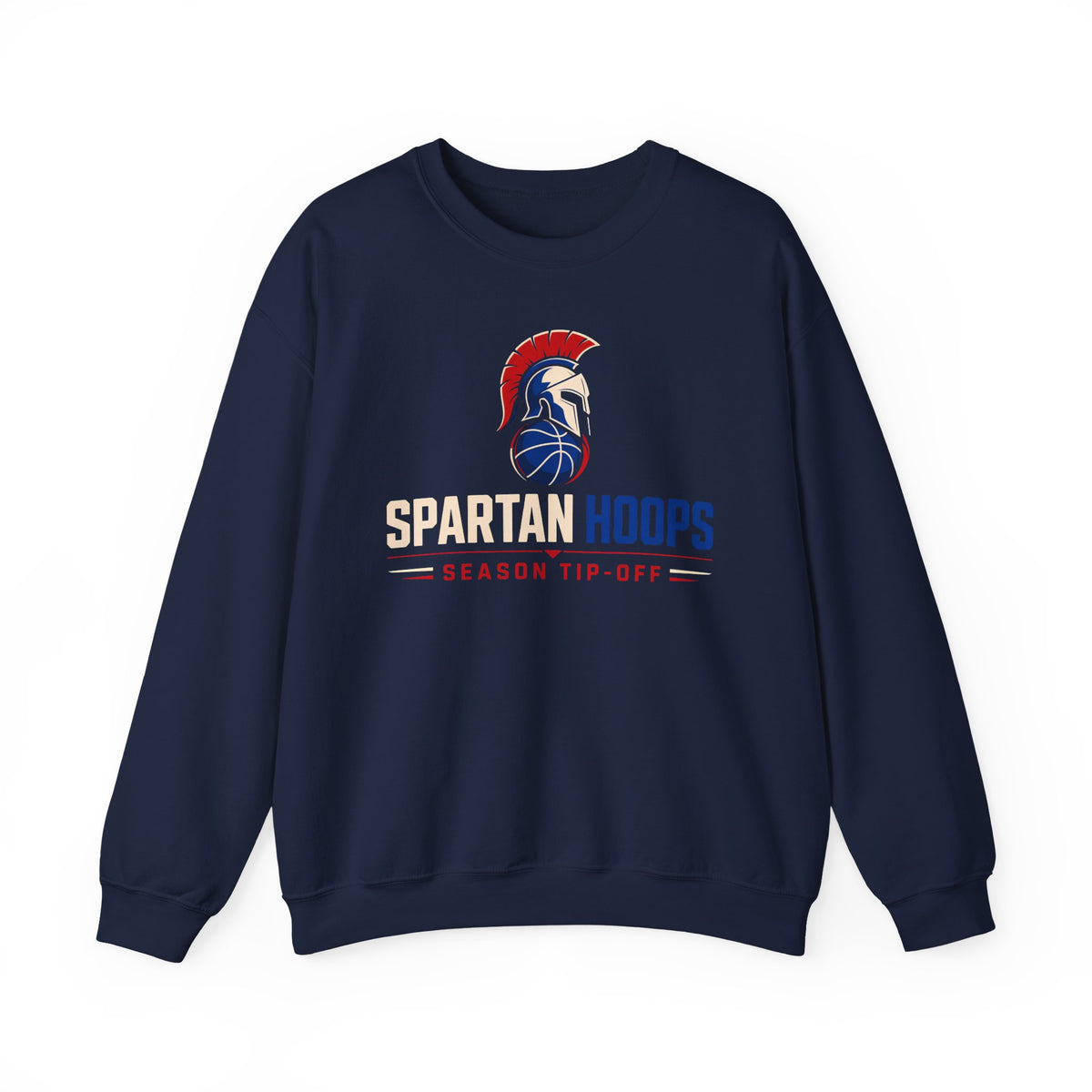 Bixby Spartans Hoops - Season Tip-Off Basketball Pullover Sweatshirt