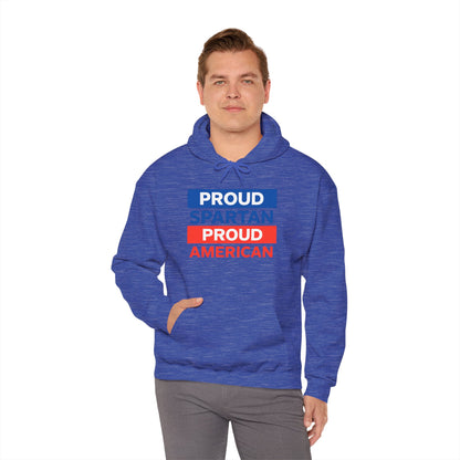 Proud Spartan Proud American Gildan Hoodie