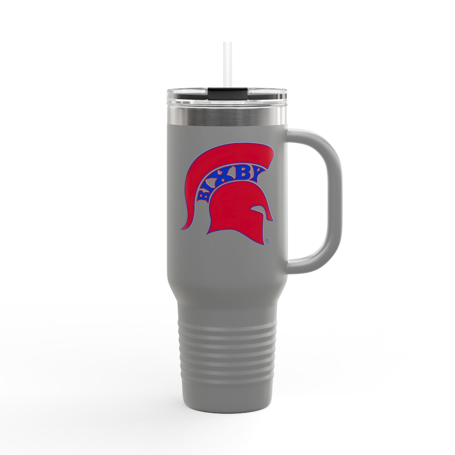 Spartan Red Logo 40 Ounce Insulated Travel Mug