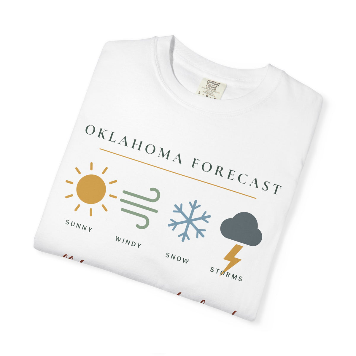 Oklahoma Forecast Tee | Comfort Colors