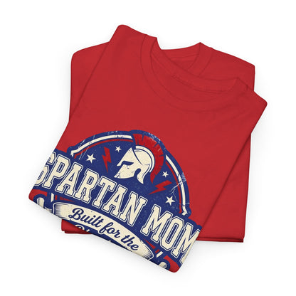 Spartan Mom T-Shirt - Built for the Bleacher, School Spirit Mom Tee
