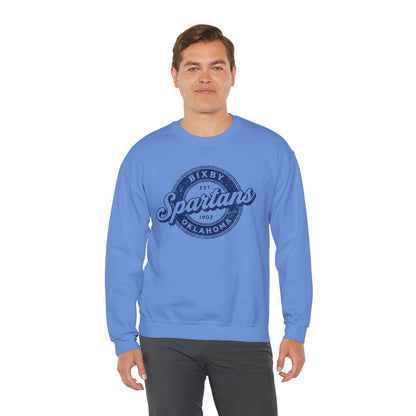 Bixby Spartans Vintage Oklahoma Crewneck Gildan Sweatshirt
