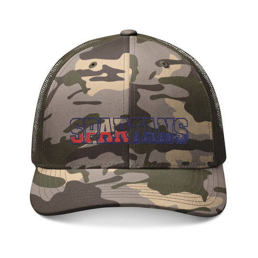Spartans Camouflage Trucker Hat