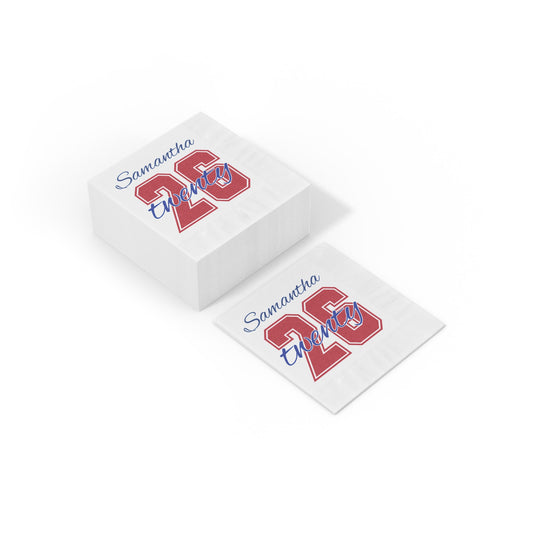 Bixby Spartan Senior Class 2026 Party Napkin