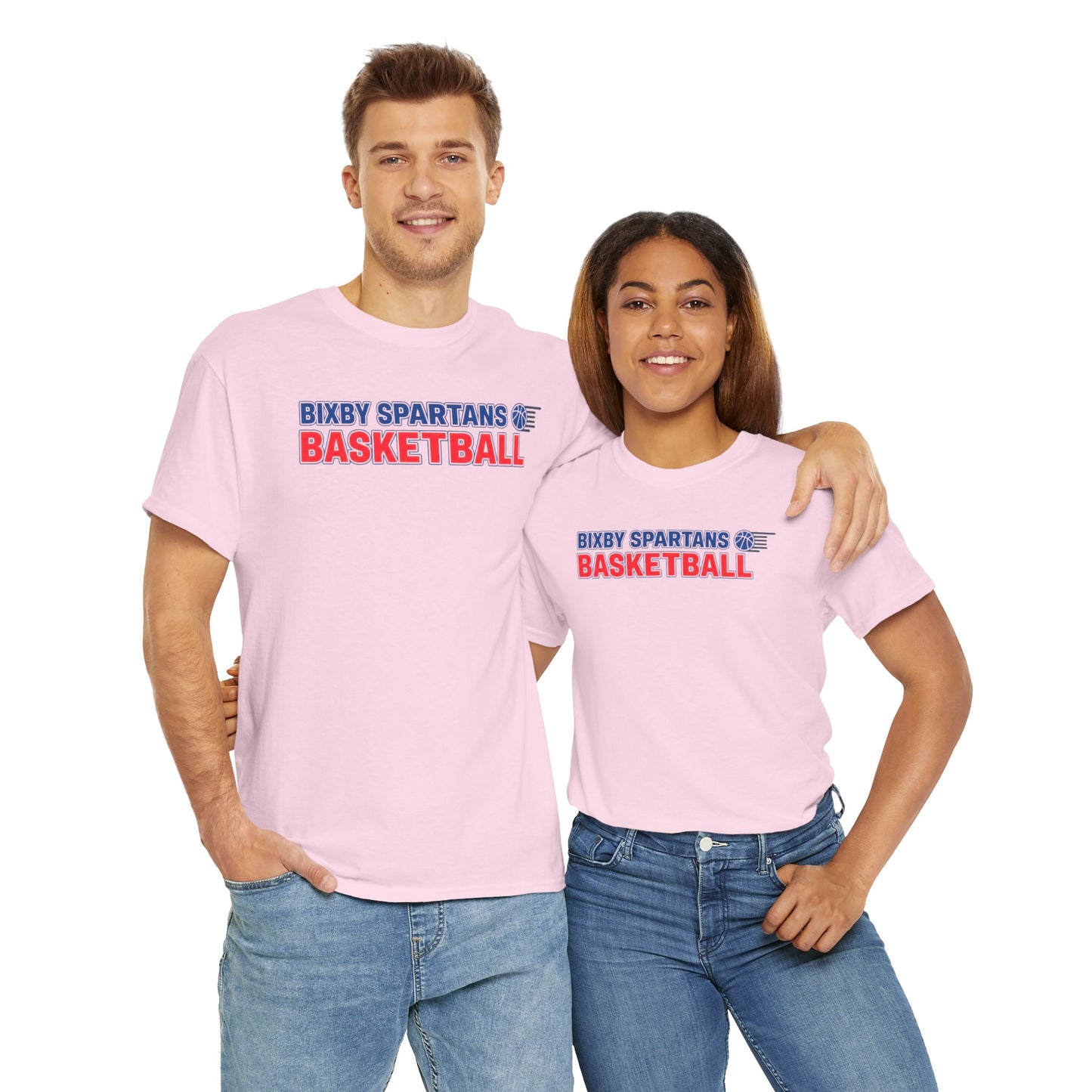 Bixby Spartans Basketball Gildan Tee