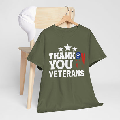 Thank You Veterans Military Appreciation Gildan Tee