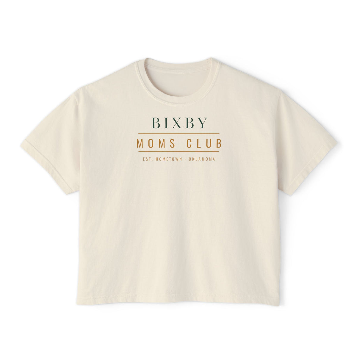 Bixby Moms Club Boxy Comfort Colors Tee