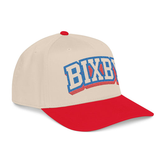 Bixby Spartans Block Embroidered Mid-Profile Ball Cap