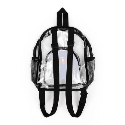 Spartan Blue Logo Clear Event Backpack