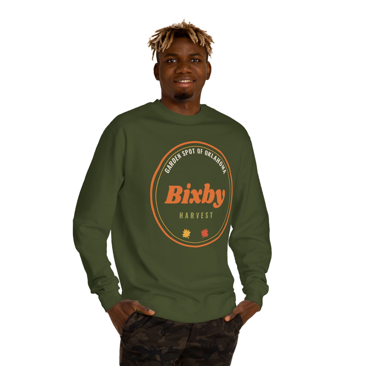 Garden Spot Harvest Badge Crewneck Sweatshirt