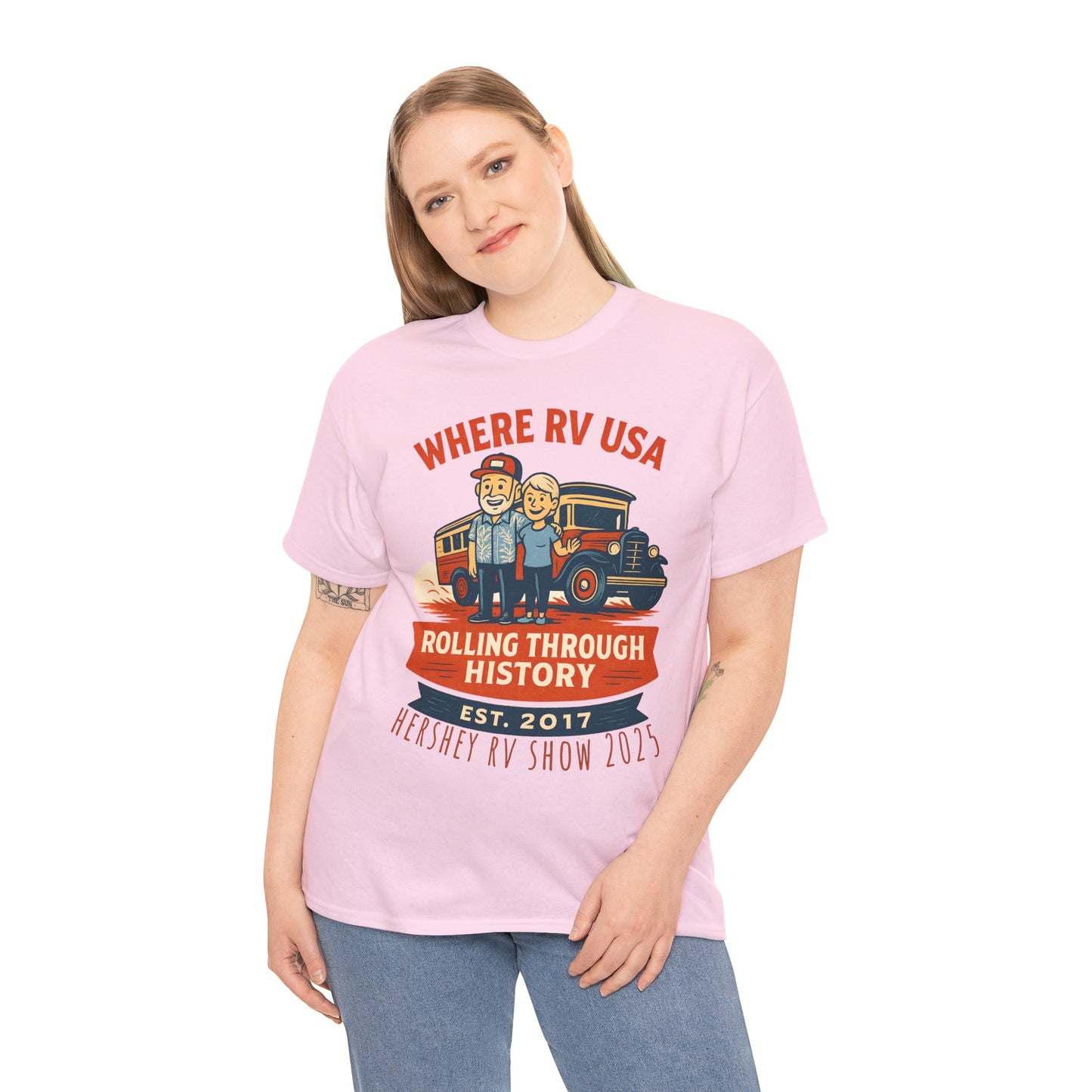 Where RV USA Rolling Through History Limited Edition Tee