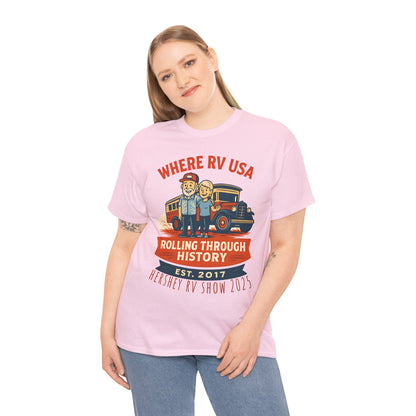 Where RV USA Rolling Through History Limited Edition Tee