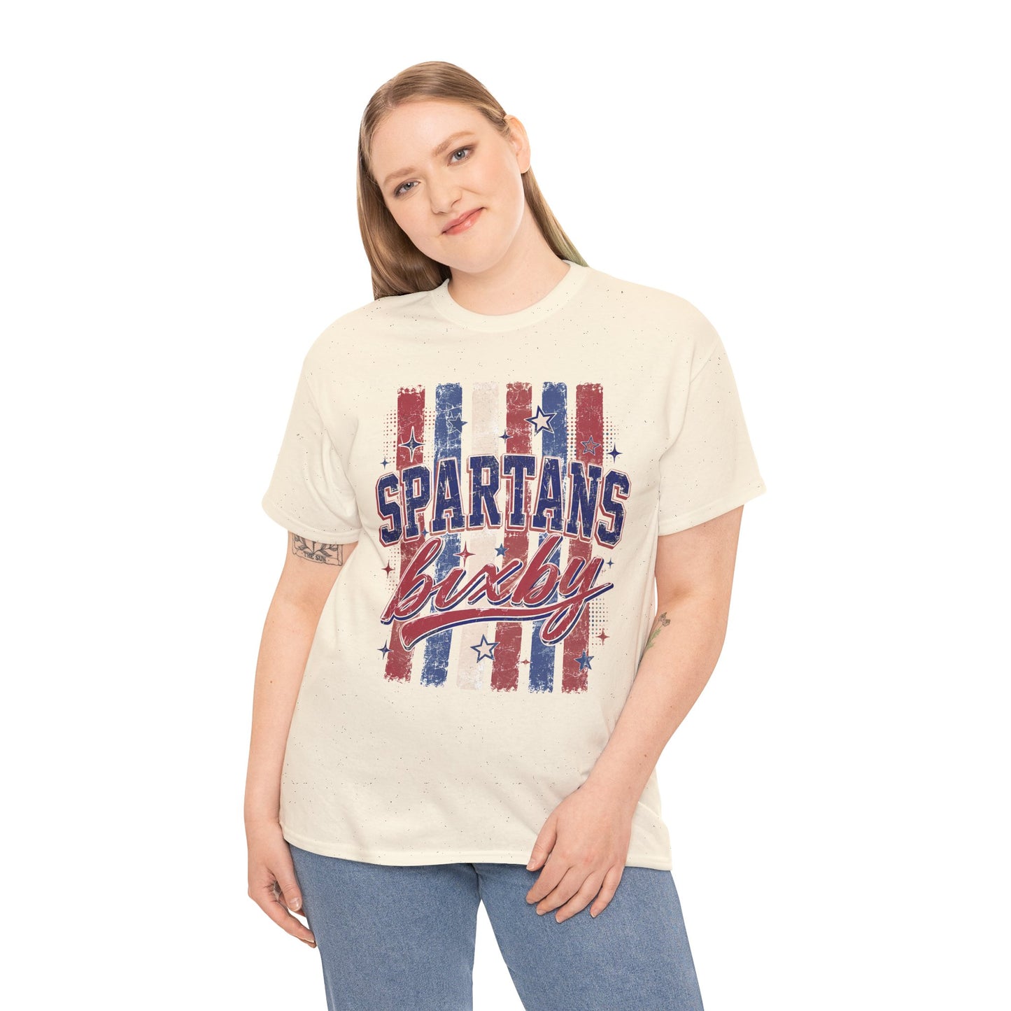 Spartans Bixby Patriotic Tee