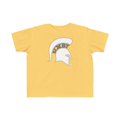 Spartan White Logo Rabbit Skins Toddler Tee