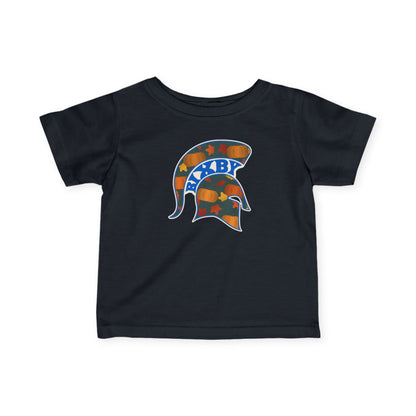 Bixby Spartans Pumpkin Patch Helmet Infant Tee – Baby Fall Pumpkin Shirt