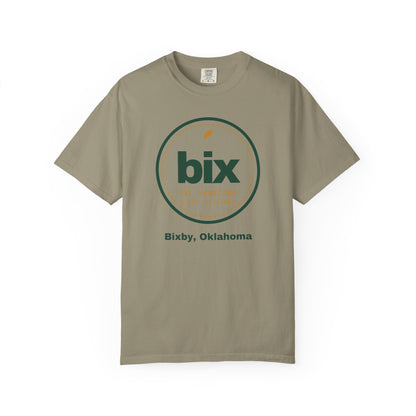 bix Stamp Bixby, Oklahoma Comfort Colors Tee