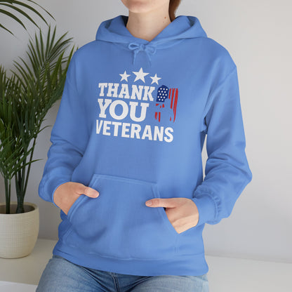 Thank You Veterans Gildan Hoodie