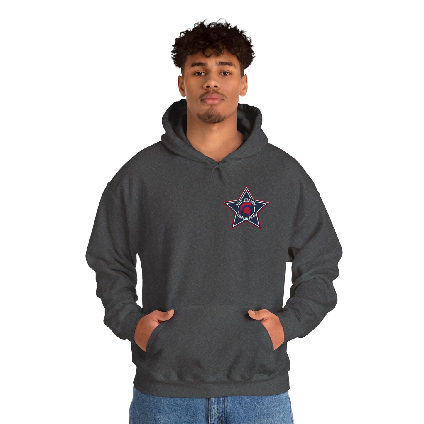 Spartan Pride Star Logo Gildan Hoodie